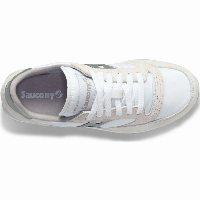 White / Silver Saucony Jazz Triple Women's Sneakers | Malaysia S27853-W08