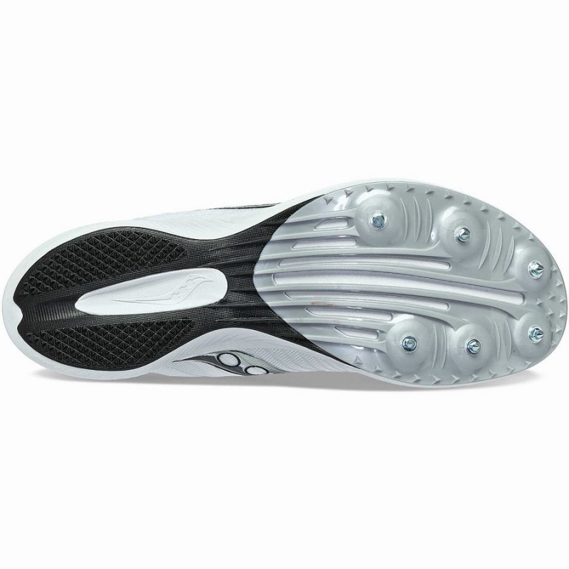 White / Silver Saucony Velocity MP Men's Track Spikes | Malaysia S96342-G14