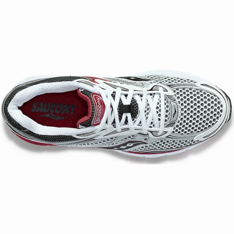 White / Silver / Red Saucony ProGrid Omni 9 OG Women's Sneakers | Malaysia S87352-E04