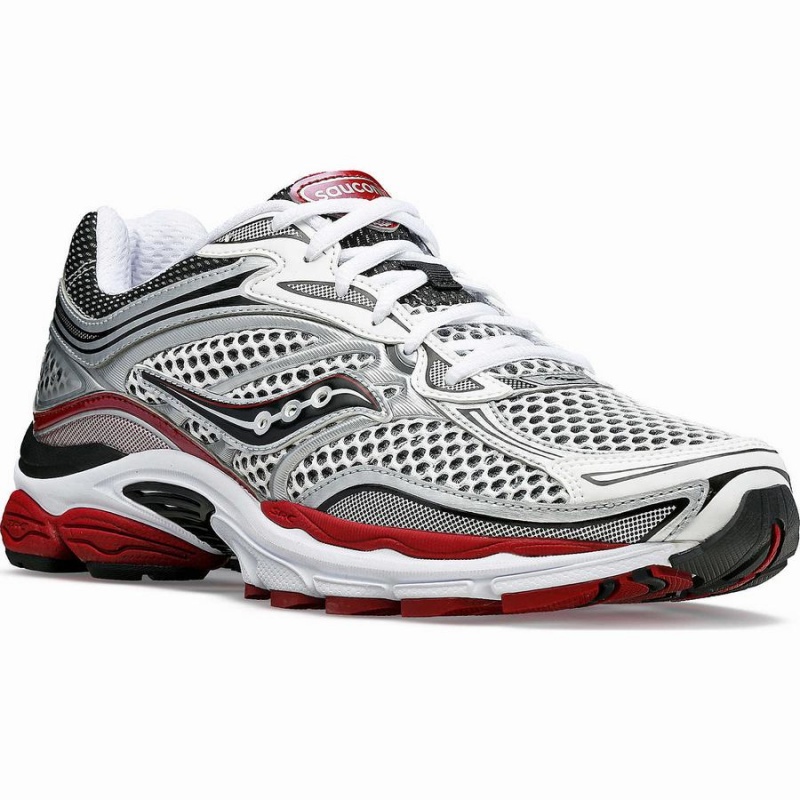 White / Silver / Red Saucony ProGrid Omni 9 OG Women's Sneakers | Malaysia S87352-E04