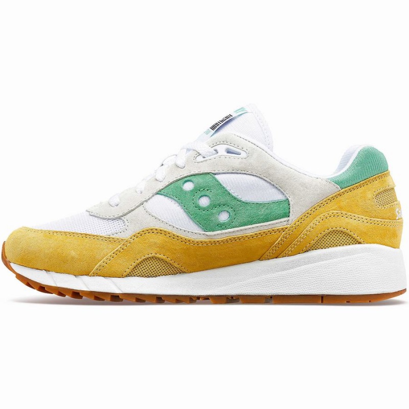 White / Yellow / Green Saucony Shadow 6000 Women's Sneakers | Malaysia S81592-Z13