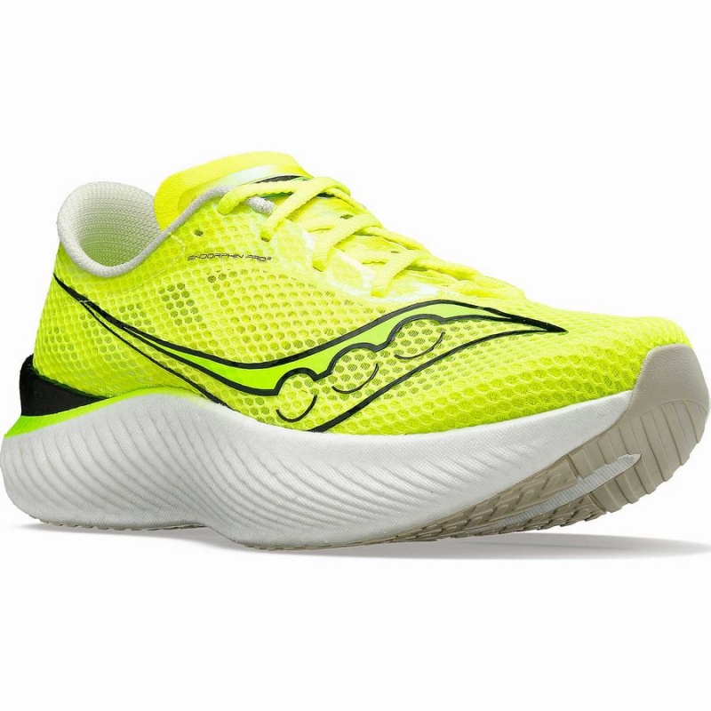 Yellow Saucony Endorphin Pro 3 Women's Running Shoes | Malaysia S30928-K24