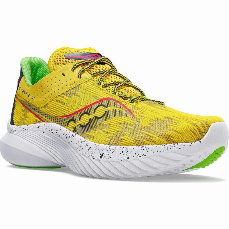 Yellow Saucony Kinvara 14 Men's Running Shoes | Malaysia S19364-Y65