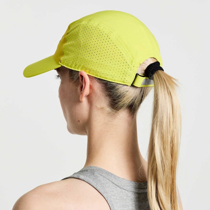 Yellow Saucony Outpace Women's Hats | Malaysia S29103-W03