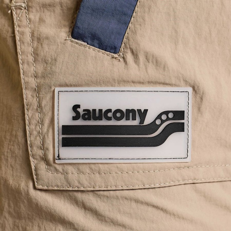 Yellow Saucony Rested Anorak Men's Tops | Malaysia S46153-H98