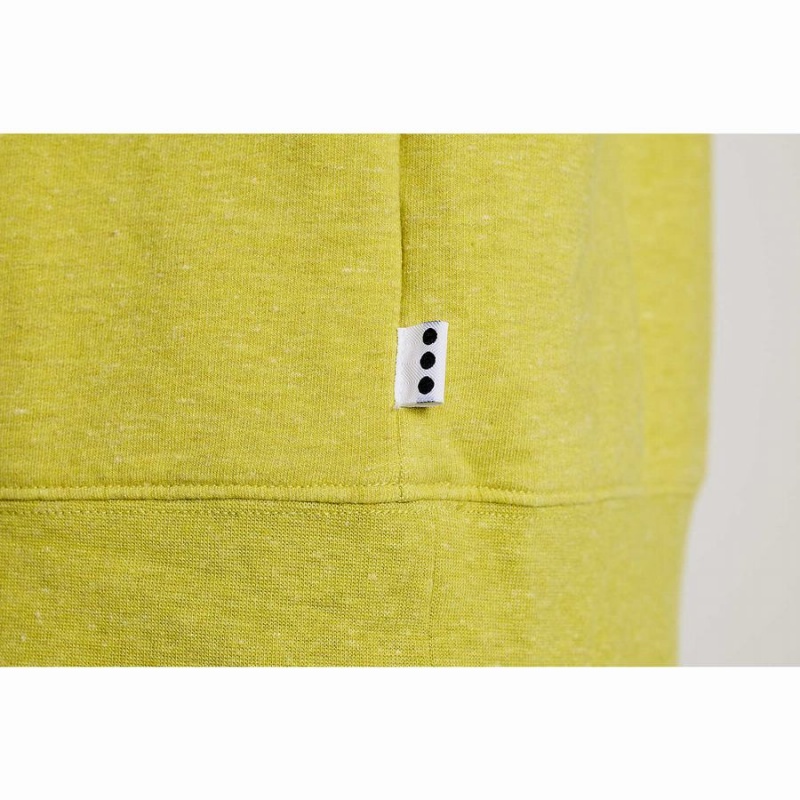 Yellow Saucony Rested Crewneck Men's Sweatshirt | Malaysia S70328-N83