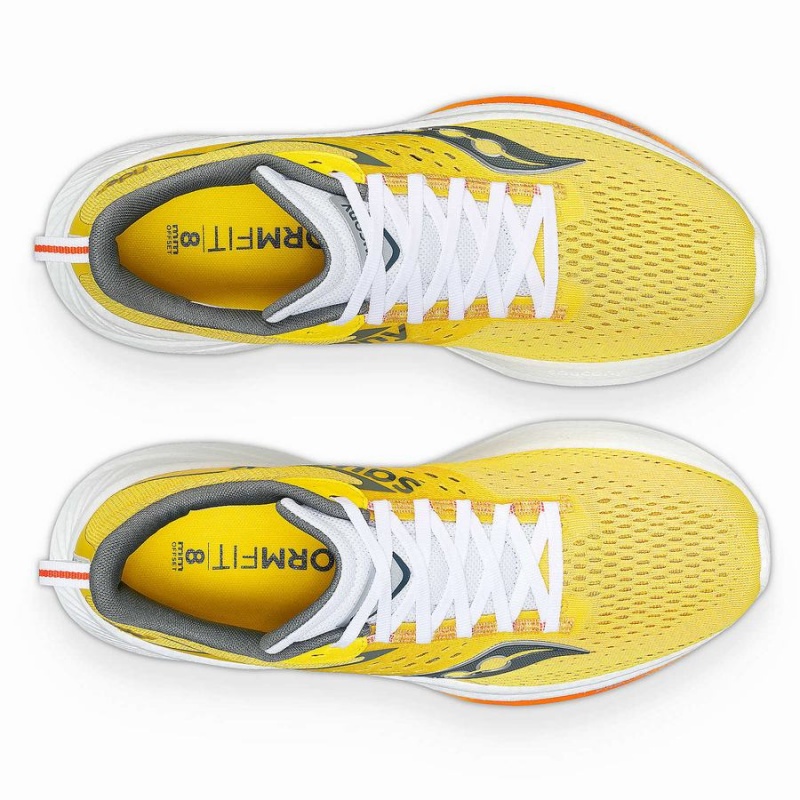 Yellow Saucony Ride 17 Men's Running Shoes | Malaysia S96738-S20