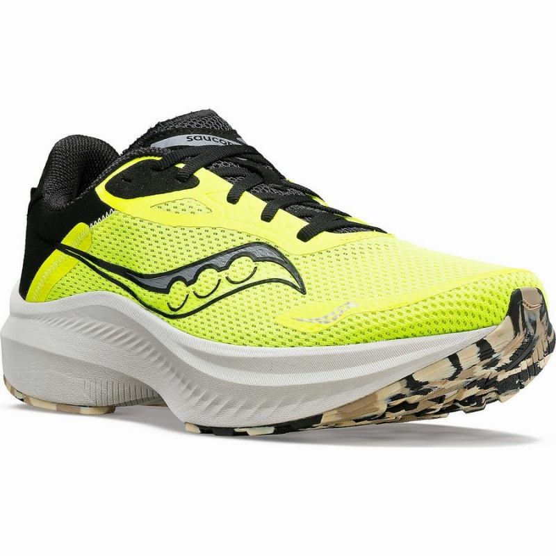 Yellow / Black Saucony Axon 3 Men's Running Shoes | Malaysia S35928-R63