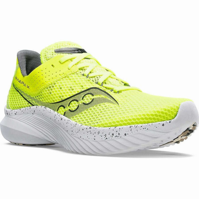 Yellow / Black Saucony Kinvara 14 Men's Running Shoes | Malaysia S40678-S87