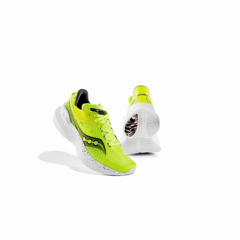 Yellow / Black Saucony Kinvara 14 Men's Running Shoes | Malaysia S40678-S87