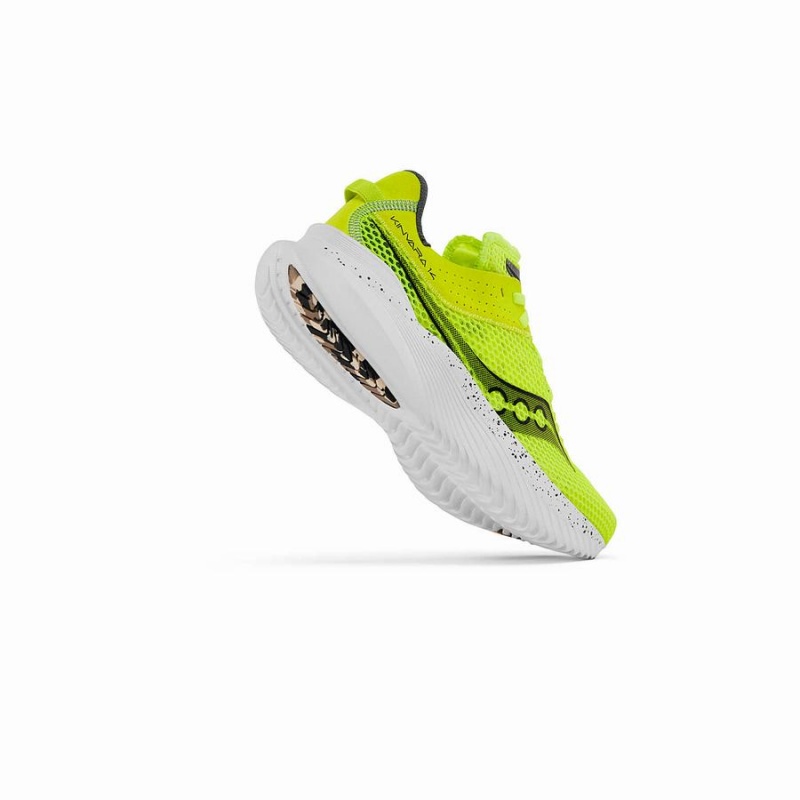 Yellow / Black Saucony Kinvara 14 Men's Running Shoes | Malaysia S40678-S87