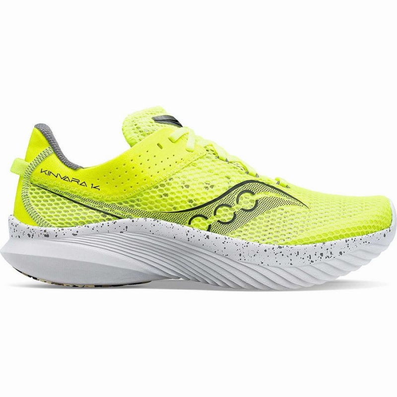 Yellow / Black Saucony Kinvara 14 Men\'s Running Shoes | Malaysia S40678-S87