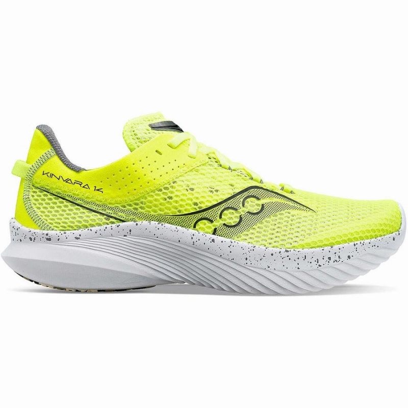 Yellow / Black Saucony Kinvara 14 Women\'s Running Shoes | Malaysia S50236-G04