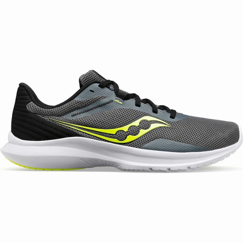 Yellow / Grey Saucony Convergence Men\'s Running Shoes | Malaysia S75042-A92