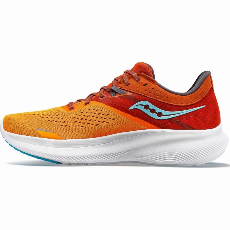 Yellow / Orange Saucony Ride 16 Wide Men's Running Shoes | Malaysia S03247-L91