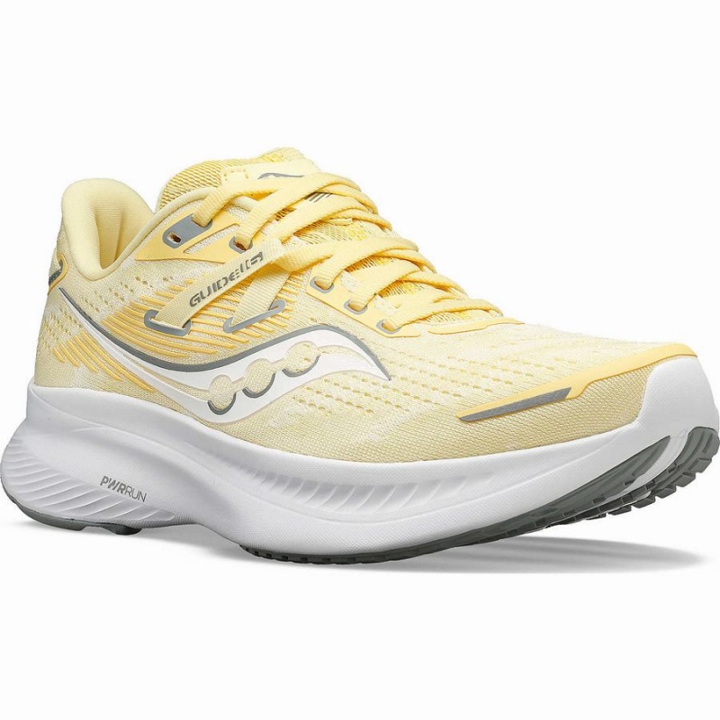 Yellow / White Saucony Guide 16 Women's Running Shoes | Malaysia S09381-E79