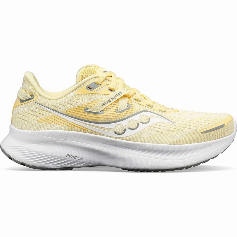 Yellow / White Saucony Guide 16 Women\'s Running Shoes | Malaysia S09381-E79